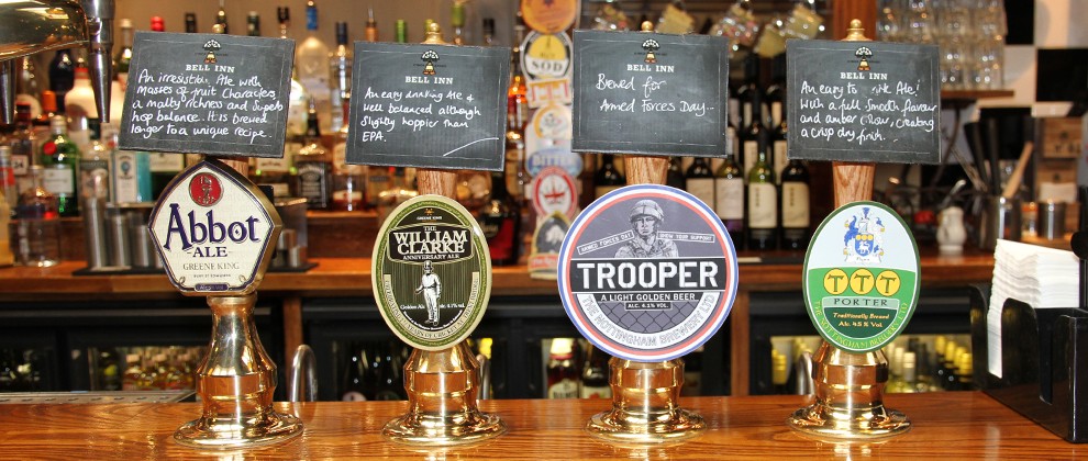 We Have A Great Range Of Cask Ales. See More >